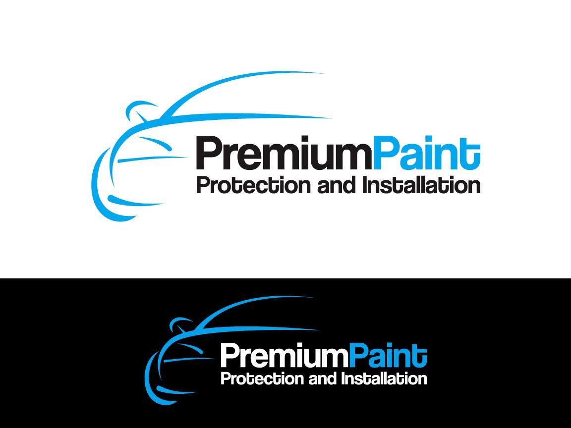 Auto Paint Logo - Automotive Logo Design for Protected Image (Underneath put 