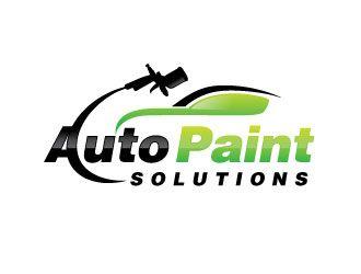 Auto Paint Logo - Auto Paint Solutions logo design - 48HoursLogo.com