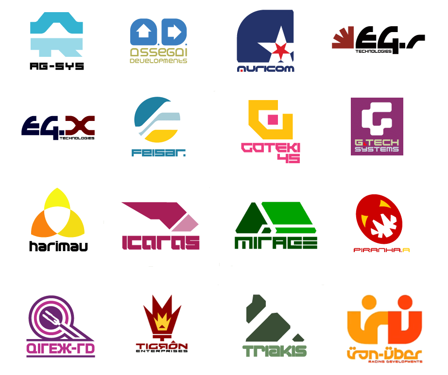Popular Game Logo - Logos from a popular racing game series : graphic_design