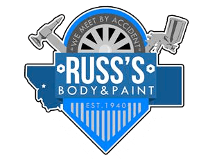 Auto Paint Shop Logo - Russ's Body & Auto: Missoula, MT: Paint Repair, Touch-Ups, Window ...