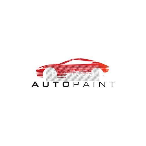 Auto Paint Logo - Auto Body Shop - Car painting | Pixellogo