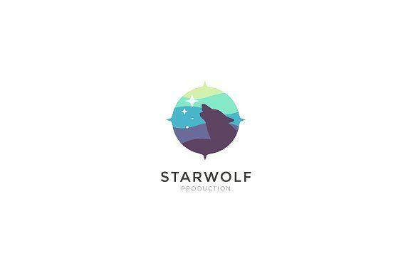 Star Wolf Logo - Star Wolf Creative Studio Logo Templ Logo Templates Creative Market