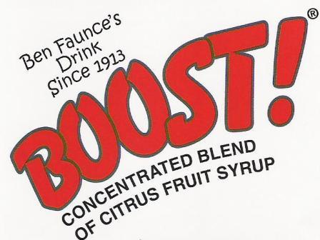 Boost Cola Logo - THE BOOST! COMPANY
