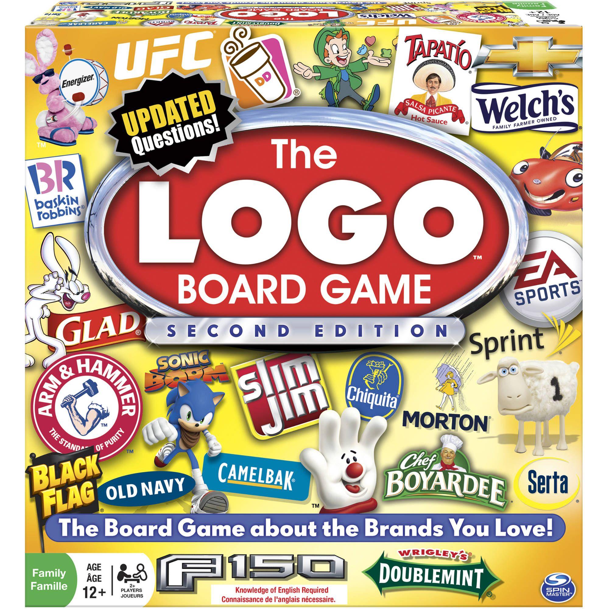 Popular Game Logo - Spin Master Games, Logo 2nd Edition Board Game - Walmart.com