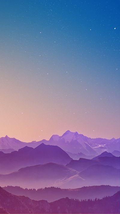 Pink and Blue Mountain Logo - wallpaper #iphone #purple #pink #blue #mountain #darkpurple #white