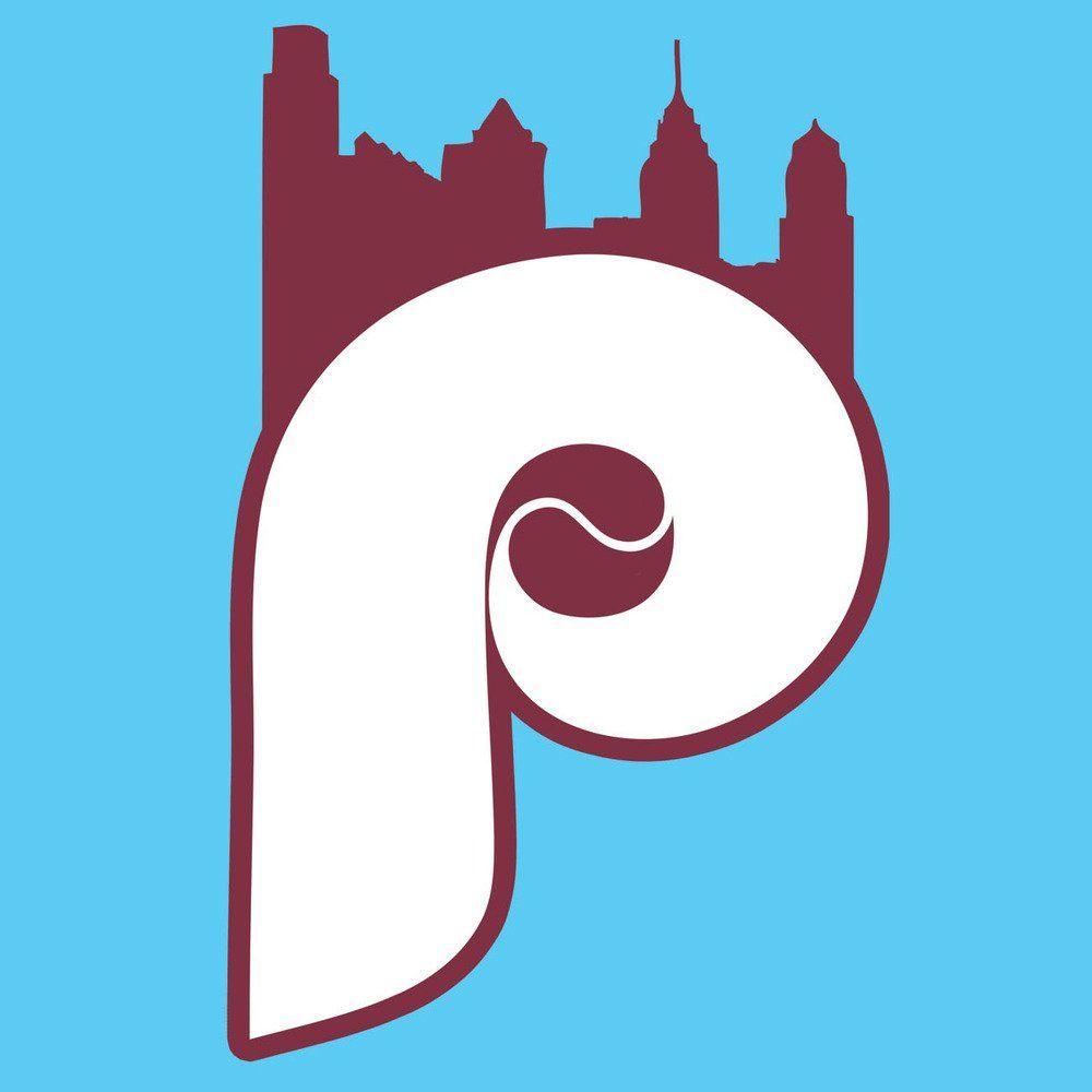 Phillies P Logo - Philly Phan Apparel — Phillies P with Skyline