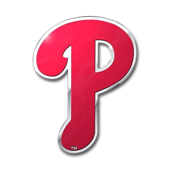Phillies P Logo - Philadelphia Phillies Color Emblem, Car or Truck Decal