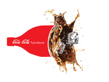 Boost Cola Logo - Logo & Product Design | Coca-Cola TUNE BOOST