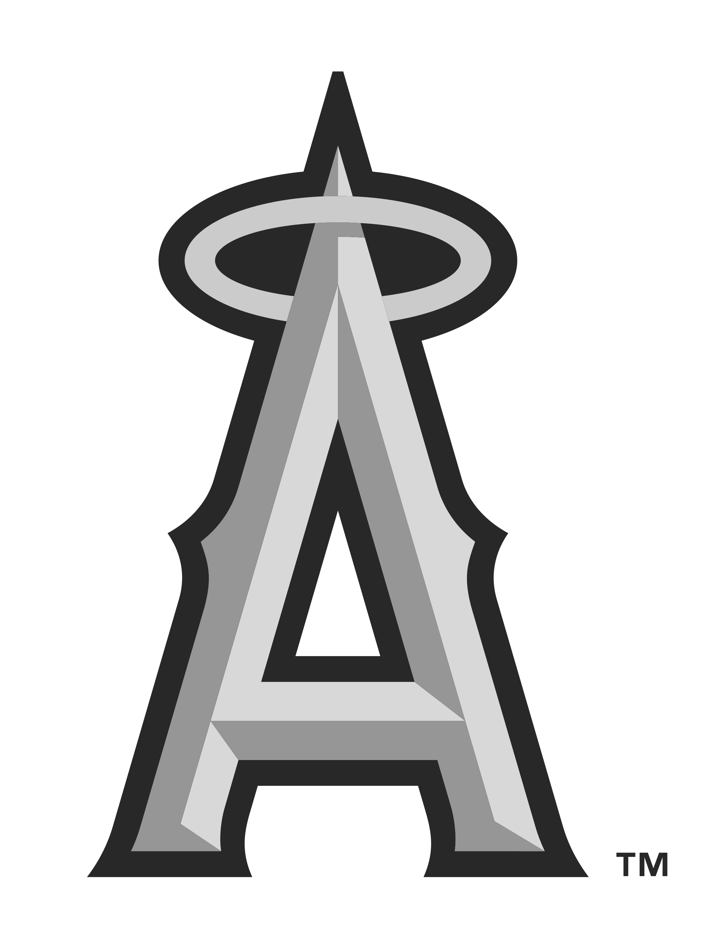 Black and White Angels Logo - Los Angeles Angels Logo PNG Transparent & SVG Vector