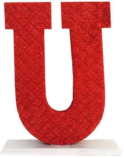 Egyptian Red Letter Logo - Decoration Letter U
