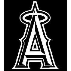 Black and White Angels Logo - 149 Best CA Angels images | Baseball stuff, Baseball season ...