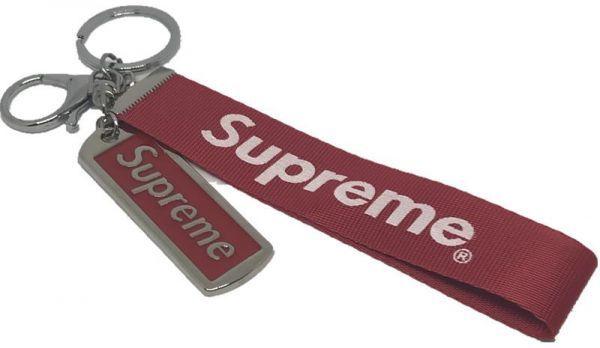 Egyptian Red Letter Logo - 1 PCS Fashion Supreme Letter Keychain Couple Keychain,red | Souq - Egypt