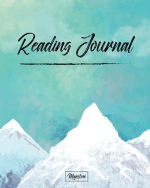 Pink and Blue Mountain Logo - 9781542744201: Reading Journal: Pink & Blue Mountains Cover Edition ...