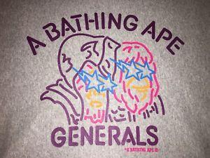 BAPE Neon Logo - A Bathing Ape Neon Generals Logo Hoodie Sweatshirt Bape Nigo ...