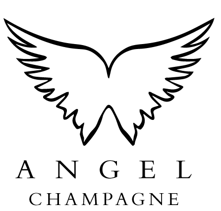 Black and White Angels Logo - Angel Champagne – Luxury Champagne Online