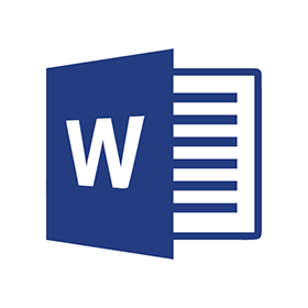 Popular Word Logo - Microsoft Word logo vector