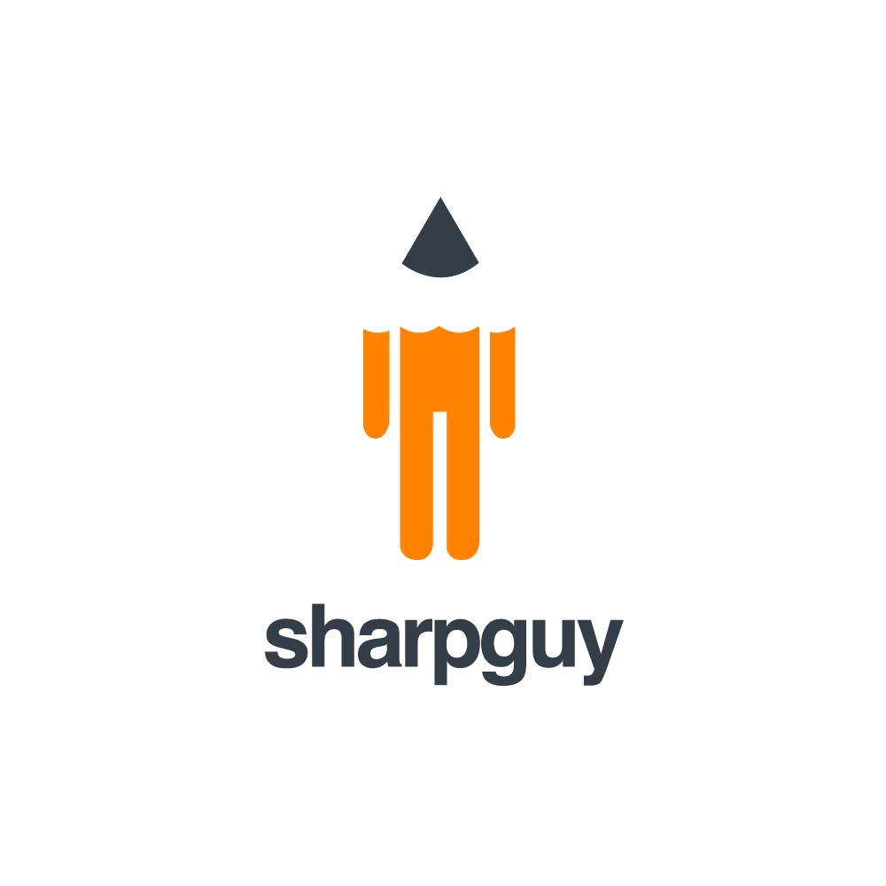 Pencil Logo - Sharpguy—Pencil Logo Design