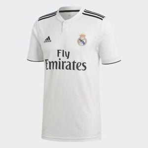 Adidas Real Madrid 2018 Logo - adidas Real Madrid Official 2018 2019 Home Soccer Football Jersey | eBay