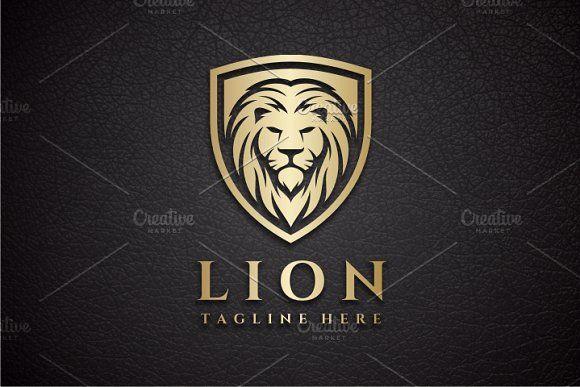 Shield -Shaped Logo - Lion Shield Logo Logo Templates Creative Market
