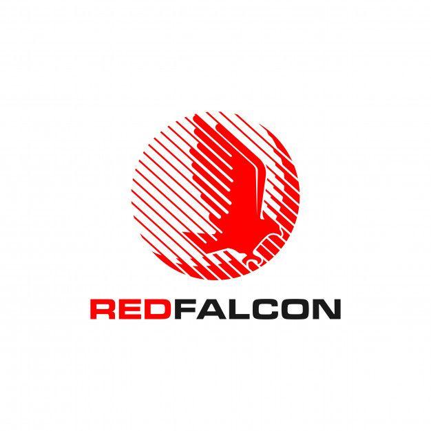 Red Company Logo - Red falcon logo company Vector