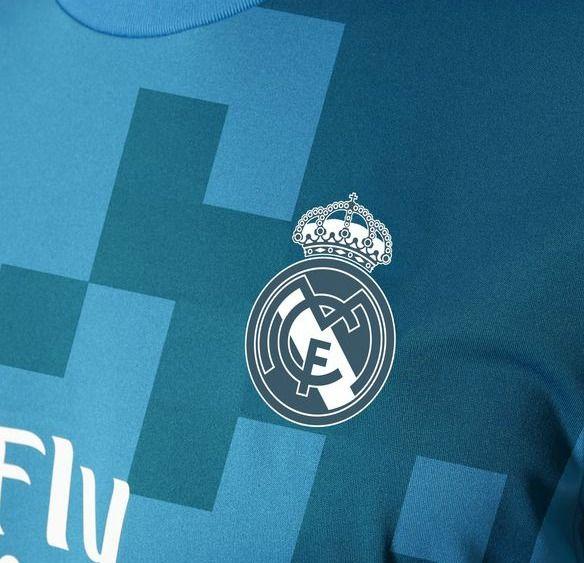 Adidas Real Madrid 2018 Logo - Blue Real Madrid Jersey 2017-18 | New Real Third Kit 2017-2018 by ...