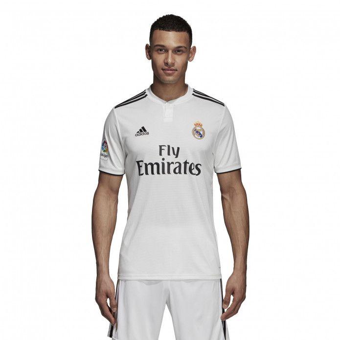 Adidas Real Madrid 2018 Logo - Real Madrid La Liga Home Jersey 2018/19 (Adidas) CG0550 | AmStadion.com