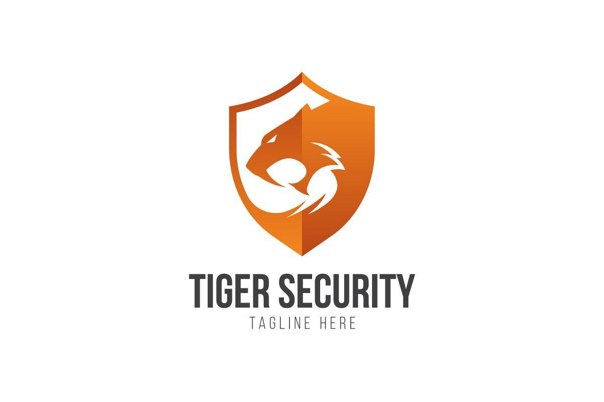 Shield -Shaped Logo - Tiger Shield Logo