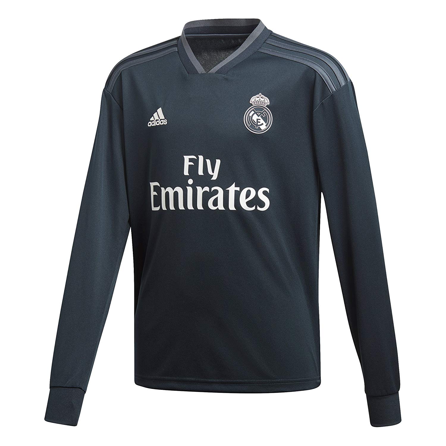 Adidas Real Madrid 2018 Logo - Amazon.com : adidas 2018-2019 Real Madrid Away Long Sleeve Football ...