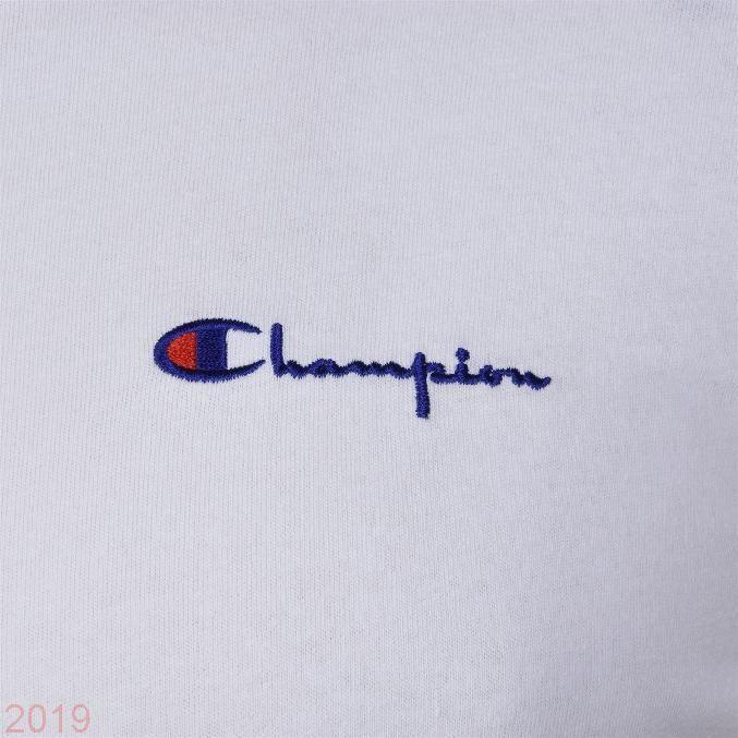 Champion Store Logo - CHAMPION Logo Jersey T Shirt outlet store online 87Gh9dz ...