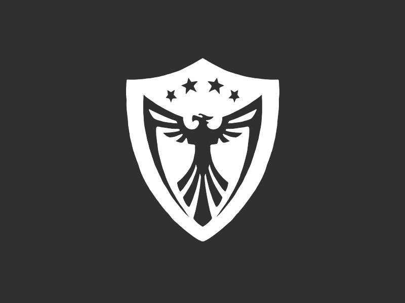 Gray Shield Logo - Phoenix shield logo by Breno Bitencourt | Dribbble | Dribbble