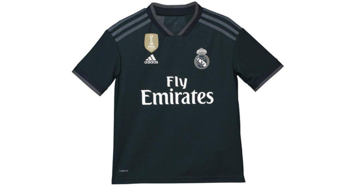 Adidas Real Madrid 2018 Logo - adidas 2018-2019 Real Madrid Away Shirt (kids) Men's T Shirt In ...