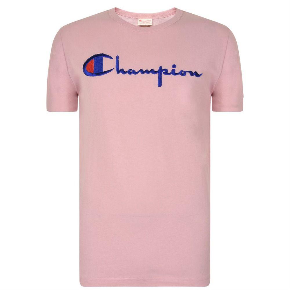 Champion Store Logo - Discounted Champion Online Store Logo T Shirt With Pink