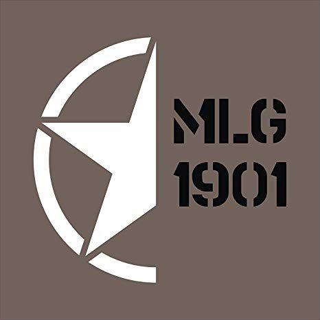MLG Logo - CVANU MLG-1901Star Logo For Royal Enfield Bullet Sticker- Classic ...