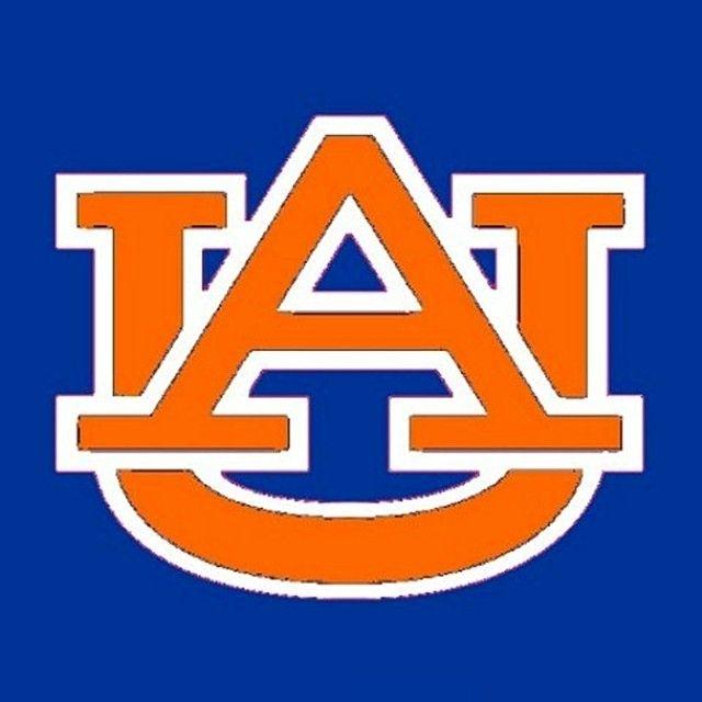 Blue and Orange Football Logo - Navy Blue Auburn Tigers AU Logo Tent 6 x 9 Side Panel