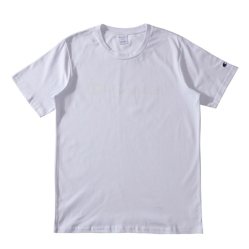 Champion Store Logo - Champion Script Logo Cotton T Shirts Mens White, Champions Tshirt