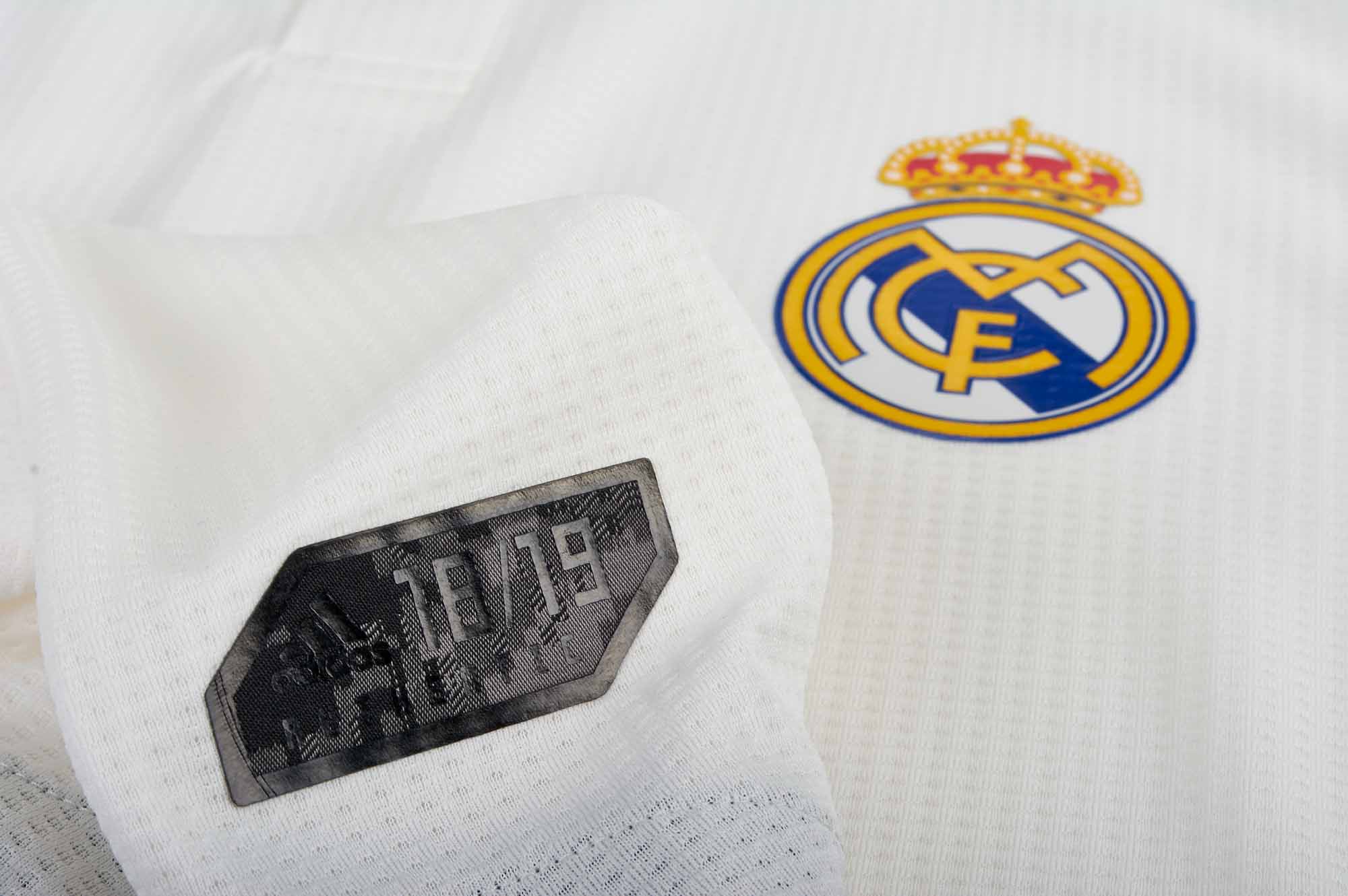 Adidas Real Madrid 2018 Logo - adidas Real Madrid Home Authentic Jersey 2018-19 - SoccerPro