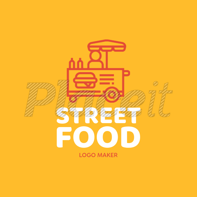 Food Cart Logo - Placeit - Online Logo Maker for a Street Food Cart