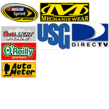 NASCAR Sponsor Logo - NASCAR sponsor panel right side