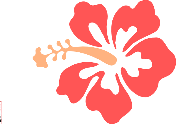 Hawaiian Flower Logo - Hawaiian Flower Cartoon No Background Clipart