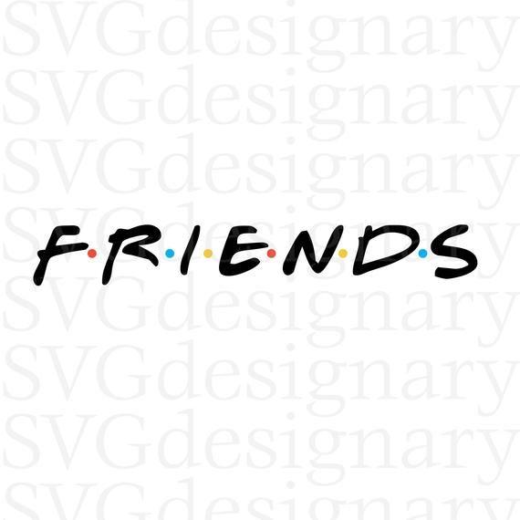 Black and White Friends Logo - Friends TV Show Logo SVG PNG Download