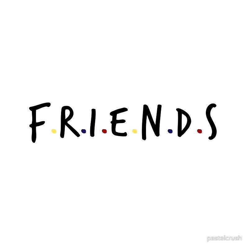 Black and White Friends Logo - Friends tv show Logos