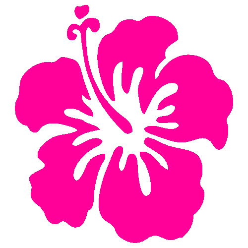Hawaiian Flower Logo - Pink Hawaiian Flowers Clipart