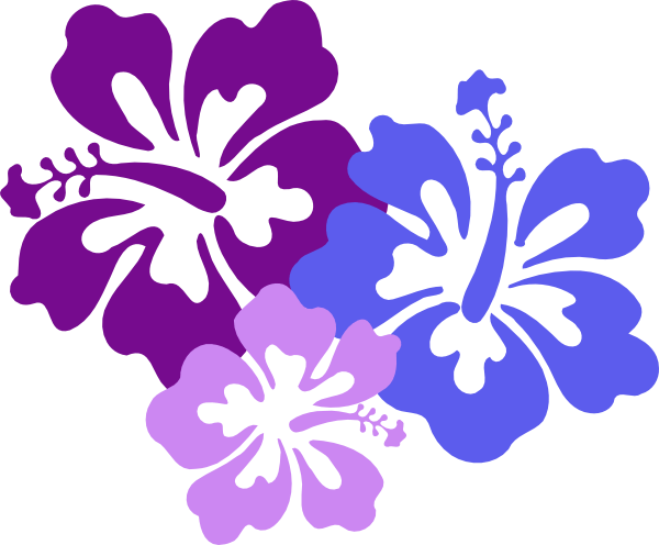 Hawaiian Flower Logo - Multi Hibiscus Flower Clipart