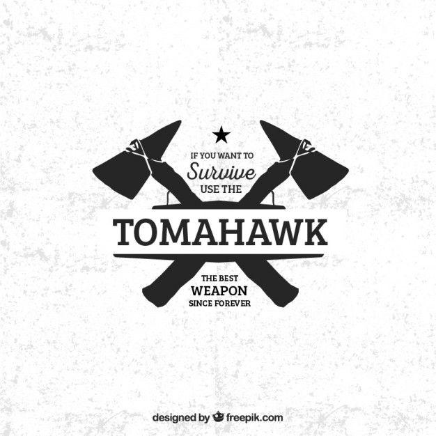Tomahawk Logo - Tomahawk badge Vector | Free Download