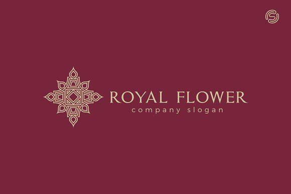 Royal Flower Logo - Royal Flower Logo Template ~ Logo Templates ~ Creative Market