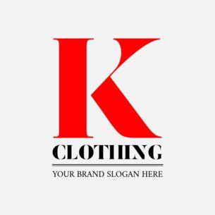 Red Clothing Brand Logo - Online Logo Maker | Make Your Own Logo
