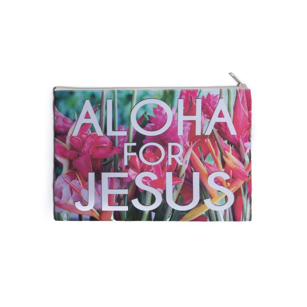 Hawaiian Flower Logo - Large Hawaiian Flowers Logo Clutch Bag – Aloha for Jesus