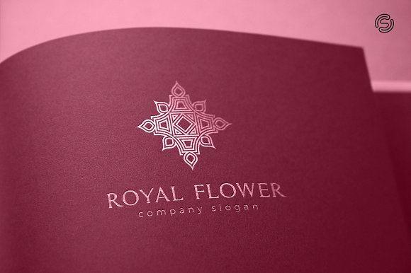 Royal Flower Logo - Royal Flower Logo Template ~ Logo Templates ~ Creative Market