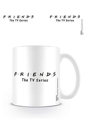 Black and White Friends Logo - Pyramid InternationalFriends (Logo White) Official Boxed Ceramic