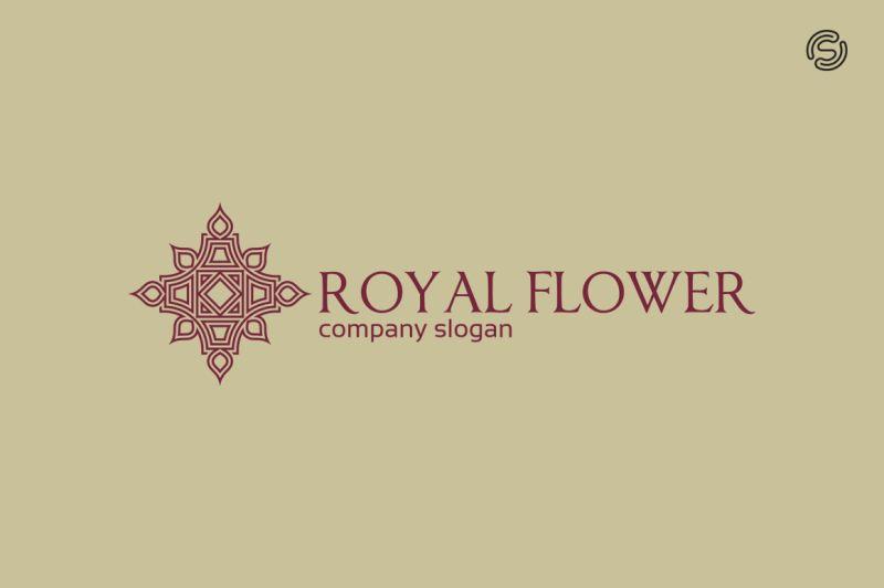 Royal Flower Logo - Royal Flower Logo Template By sarten | TheHungryJPEG.com